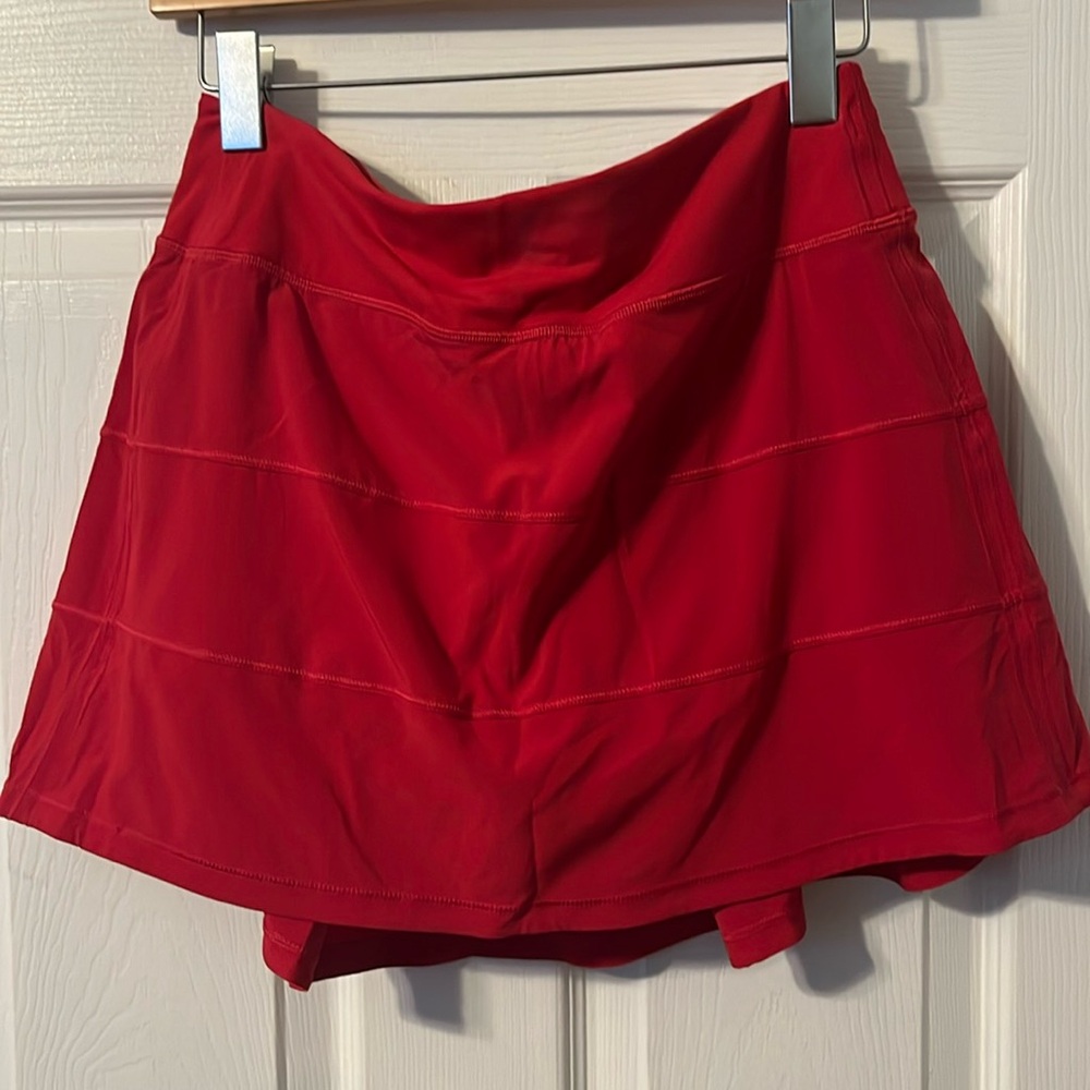 lululemon athletica Red Athletic Skirt